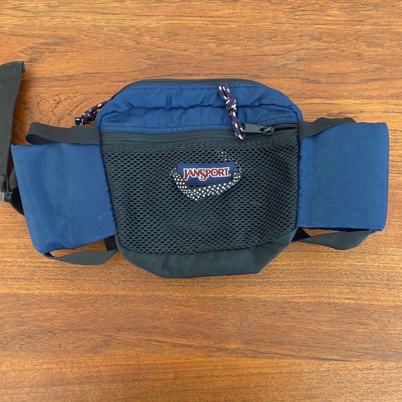 Jansport hip bag with duel water bottle holders. Classic blue. - Picture 1 of 4
